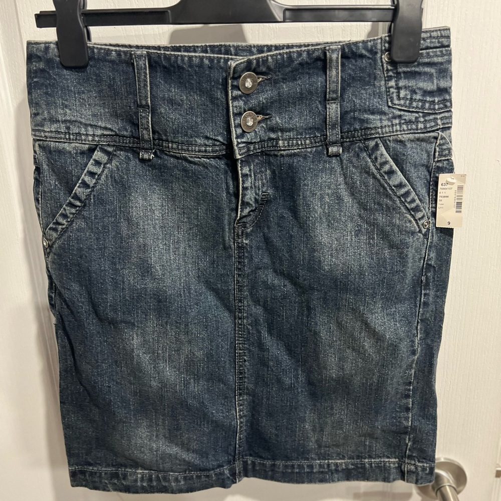 Denim Mini Skirt